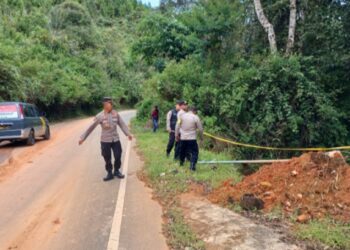 Patroli Identifikasi Daerah Rawan Bencana Alam Dan Laka Lantas Polsek Linge Imbau Pengguna Jalan Waspada
