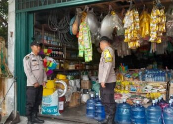 Polsek Kuala Kampar Gelar KRYD, Patroli Sambangi Titik Rawan C3