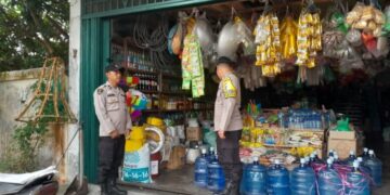 Polsek Kuala Kampar Gelar KRYD, Patroli Sambangi Titik Rawan C3