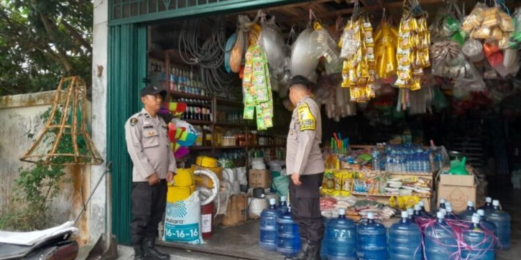 Polsek Kuala Kampar Gelar KRYD, Patroli Sambangi Titik Rawan C3