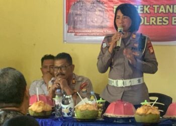 Kasat Lantas Polres Barru Meminta Warga Tanete Rilau Aktif Mendukung Keselamatan