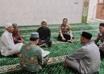 Lewat Subuh Harmoni, Polsek Pangkalan Lesung Ajak Warga Jaga Kamtibmas