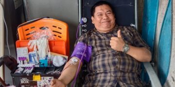 Berbagi Sesama, Toko New International di Langsa Gelar Donor Darah Rutin
