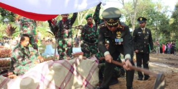 Penghormatan Terakhir, Dandim 0106/Aceh Tengah Pimpin Upacara Pemakaman (Alm) Sertu Jajat Sudrajat