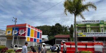 Dishub Bersama Satlantas Aceh Tengah Tutup Median Bukaaan Jalan Soekarno Hatta Kebet 