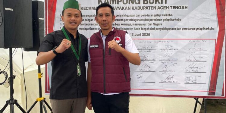 Polres Aceh Tengah Launching Kampung Bebas Narkoba Di Kampung Bukit, HMI Beri Apresiasi Tinggi