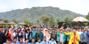 Gerakan Bersih Dan Lestari DAS Peusangan Diikuti Bupati Aceh Tengah Beserta Forkopimda