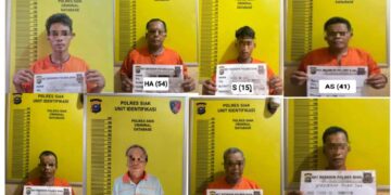 Polres Siak Tetapkan 8 Tersangka dalam Kasus Kerusuhan Di PT. SSL Desa Tumang