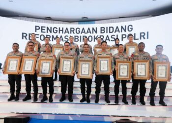 Genggam Predikat A, Polres Banyuasin Raih Penghargaan Pelayanan Prima Tertinggi