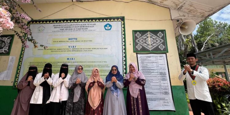 SMPN 10 Unggul Takengon Jadi Tuan Rumah Leadership Basic Training PD PII Aceh Tengah