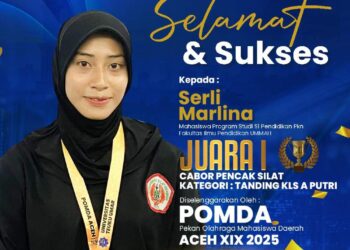 Dua Mahasiswi PPKn FIP UMMAH Raih Medali Emas POMDA XIX, Ketua Fauzan Akbar Beri Apresiasi