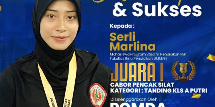 Dua Mahasiswi PPKn FIP UMMAH Raih Medali Emas POMDA XIX, Ketua Fauzan Akbar Beri Apresiasi