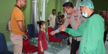 Wujud Kepedulian Hari Bhayangkara Ke-79, Polres Aceh Barat Gelar Operasi Bibir Sumbing