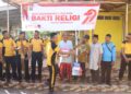 Polres Banyuasin Dan Polsek Melaksanakan Bhakti Religi Menjelang Bhayangkara Ke 79