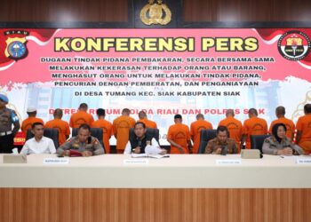 Polda Riau Tetapkan 13 Tersangka Terkait Kerusuhan di PT. SSL Siak