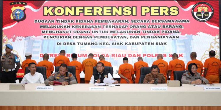 Polda Riau Tetapkan 13 Tersangka Terkait Kerusuhan di PT. SSL Siak