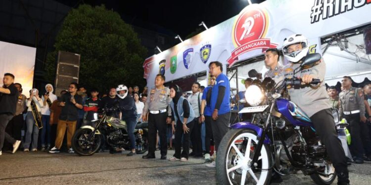 Polda Riau Gelar Bhayangkara Drag Bike 2025, Dukung Riau Zero Balap Liar