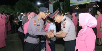 Kapolres Kampar Pimpin Upacara Kenaikan Pangkat Personil Periode 1 Juli 2025