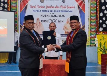 Serah Terima Jabatan Dan Lepas Sambut Kepemimpinan Rutan Takengon