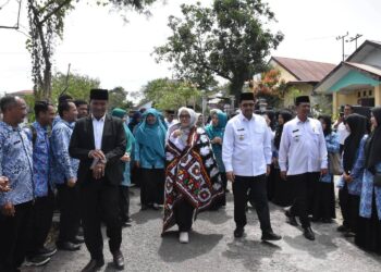 Bupati Aceh Tengah Kunjungi Kampung Gunung Singit, Perkuat Persiapan Lomba Kampung KB Tingkat Nasional