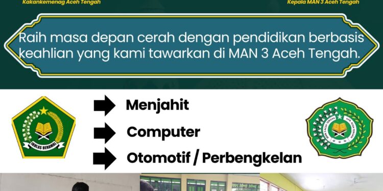 Akan Segera Hadir Madrasah Berbasis Keahlian Di MAN 3 Aceh Tengah Pegasing 