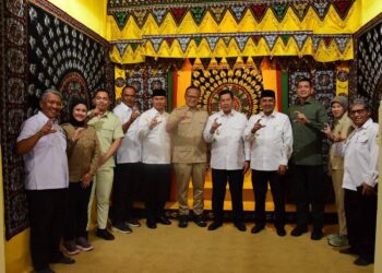 Bupati Haili Yoga Terima Kunjungan Dirut PT THL Edhy Prabowo