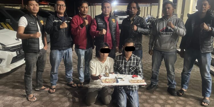 Satreskrim Polres Bener Meriah Tangkap 2 Pelaku Pencurian Emas 66 Gram Senilai 92 juta 