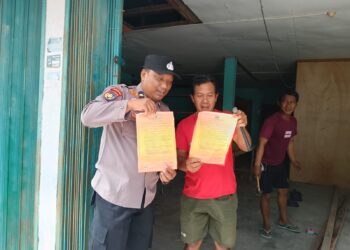 Polsek Kerumutan Patroli Karhutla dan Sosialisasi Larangan Bakar Lahan, Warga Diberi Pemahaman Bahaya Karhutla