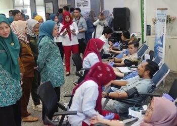 Dewi Sastrani Ratu Dewa Menghadiri 45 Tahun MedcoEnergi, Pekerja Dan Stakeholder Sumbang Darah