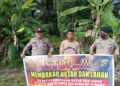 Cegah Karhutla, Polsek Teluk Meranti Sebar Maklumat Kapolda dan Lakukan Binluh