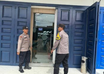 Polsek Pangkalan Kuras Patroli ke Toko Mas dan ATM Cegah Aksi Curanmor dan Perampokan