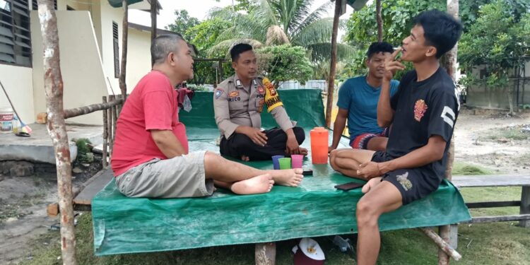 Polsek Bunut Gelar DDS Sambang Warga, Imbau Jaga Keamanan dan Waspadai Hoax