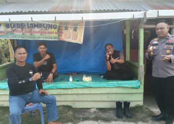 Kapolsek Kerumutan Ipda Muhammad Ali Sodiq Aktif Promosikan Hasil Panen Nanas