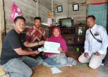 Pemerintahan Gampong Blang Awe Kecamatan Madat menyalurkan BLT- DD Bulan Juni