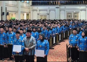 Pelantikan 3.077 PPPK Provinsi Sumatera Selatan Tahun 2025 