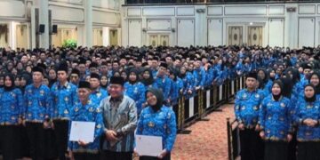 Pelantikan 3.077 PPPK Provinsi Sumatera Selatan Tahun 2025 