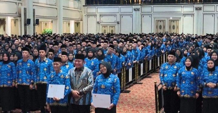 Pelantikan 3.077 PPPK Provinsi Sumatera Selatan Tahun 2025 