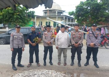 Bupati Pelalawan dan Kapolres Salat Idul Adha di Lapangan Mini Soccer Kerinci, 1.000 Jemaah Hadir