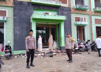 Polsek Bunut Amankan Salat Idul Adha 1446 H di Empat Titik, Situasi Kondusif
