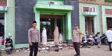 Polsek Bunut Amankan Salat Idul Adha 1446 H di Empat Titik, Situasi Kondusif