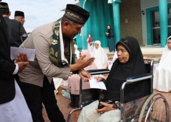 Jumat Berkah Idul Adha, Polres Aceh Tengah Berbagi Sesama Dalam Rangka HUT Bhayangkara Ke-79