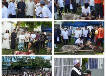 Rutan Kelas I Medan Gelar Sholat Idul Adha dan Pemotongan Hewan Qurban