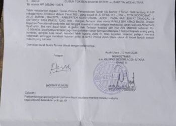 Penyerobotan Tanah Di Baktiya Aceh Utara,  Konflik Agraria Yang Mengkhawatirkan