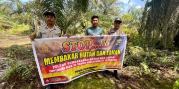 Polsek Teluk Meranti Sosialisasikan Maklumat Kapolda Riau untuk Cegah Karhutla di Wilayahnya
