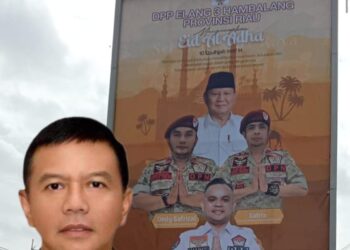 DPP Elang Tiga Hambalang Riau Ucapkan Terimakasih Kepada Kepala BIN Serahkan Dua Sapi