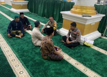 Lewat Subuh Harmoni, Polisi di Pangkalan Lesung Ajak Warga Jaga Kamtibmas