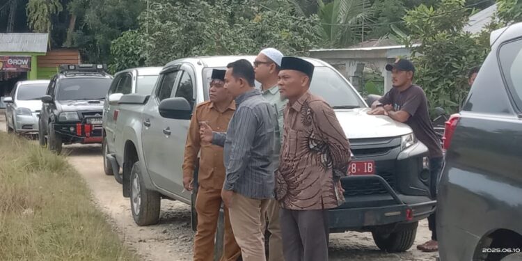 Camat Longkib Dampingi Kepala Dinas Syariat Islam Cek Lokasi MTQ IX Tingkat Kota Subulussalam