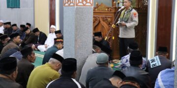 Safari Subuh Di Masjid Quba, Kapolres Ajak Jamaah Jaga Tiga Pilar Kehidupan
