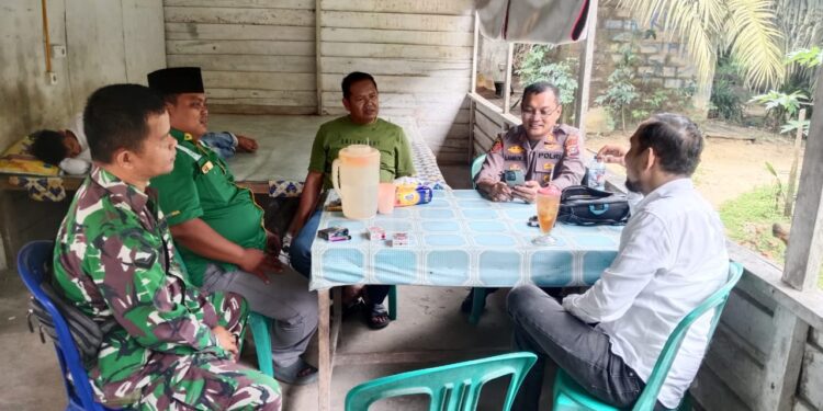 Ciptakan Situasi Kondusif, Polsek Pangkalan Lesung Gencarkan Cooling System