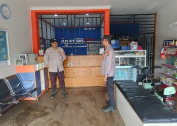 Cegah C3, Polsek Kuala Kampar Gencarkan Patroli ke Pertokoan dan Perbankan